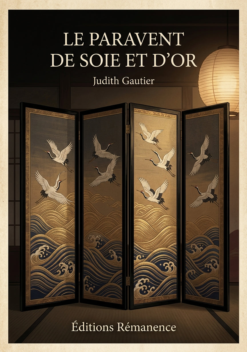Le paravent de soie et d'or - Judith Gautier (Couverture)