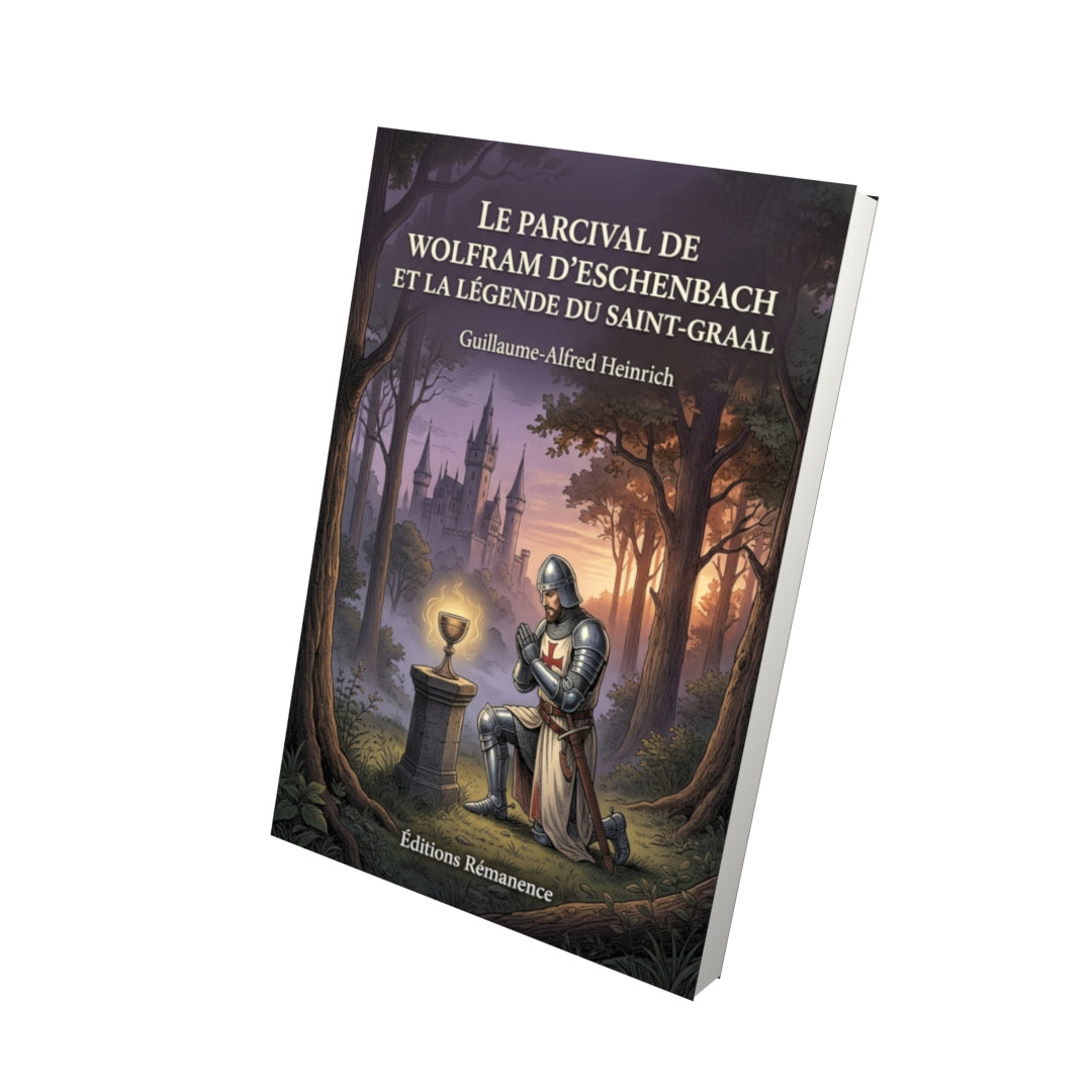 Livre Le Parcival de Wolfram d’Eschenbach et la légende du Saint-Graal par Guillaume-Alfred Heinrich - Vue 3D - Editions Remanence