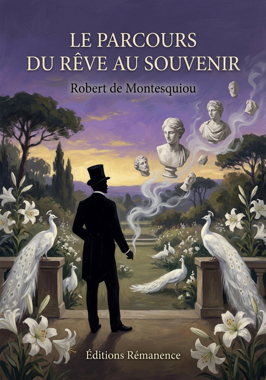 Livre Le Parcours du rêve au souvenir par Robert de Montesquiou - Couverture - Editions Remanence
