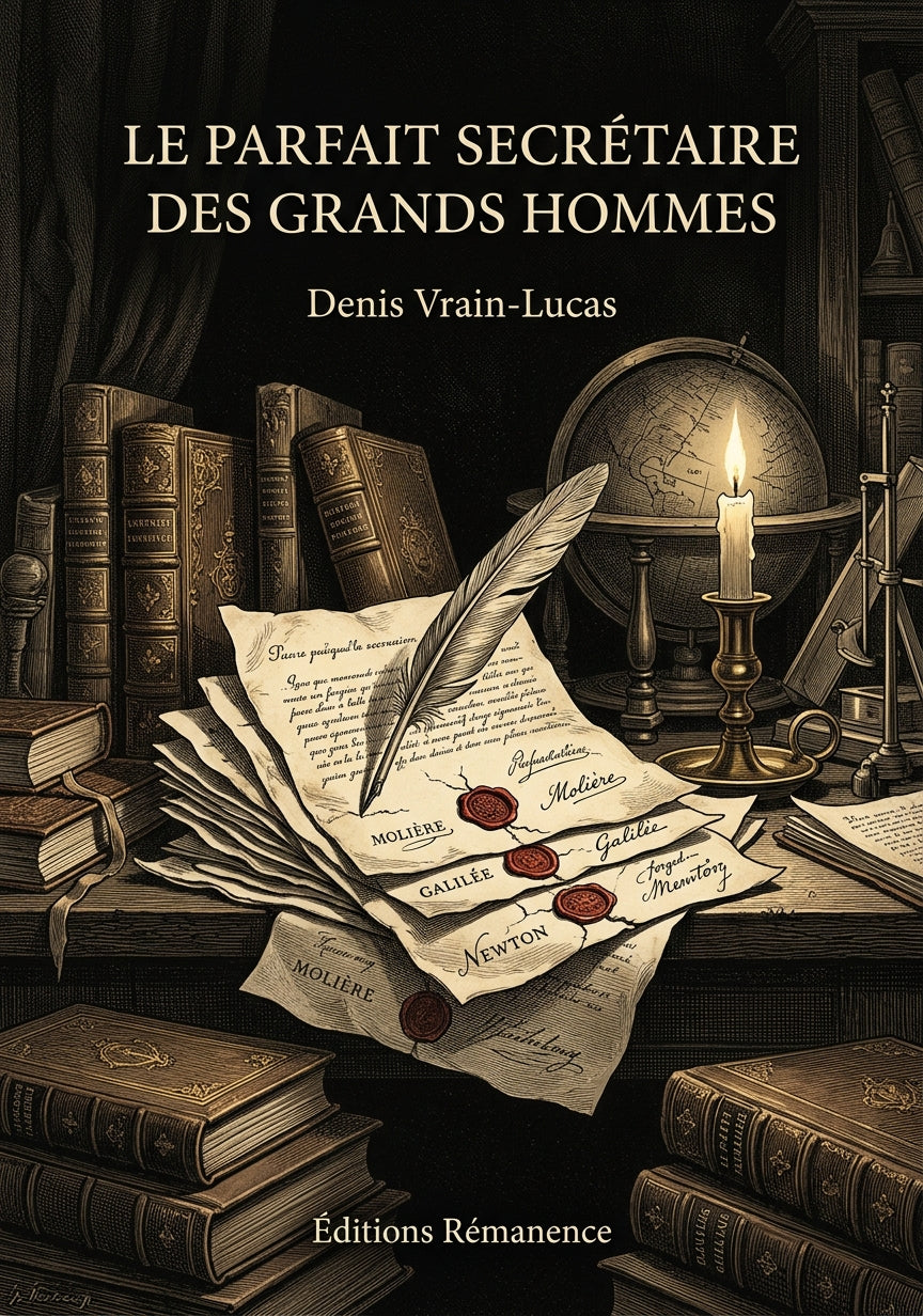Livre Le parfait secrétaire des grands hommes par Denis Vrain-Lucas - Couverture - Editions Remanence