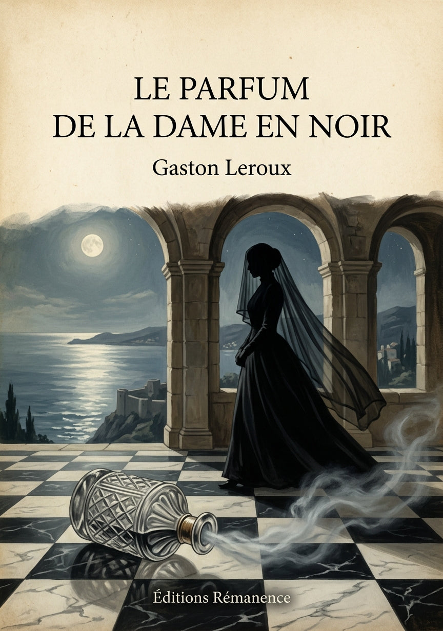 Le parfum de la dame en noir - Gaston Leroux (Couverture)