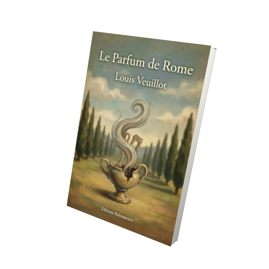 Livre Le parfum de Rome - Louis Veuillot - Vue 3D - Editions Remanence