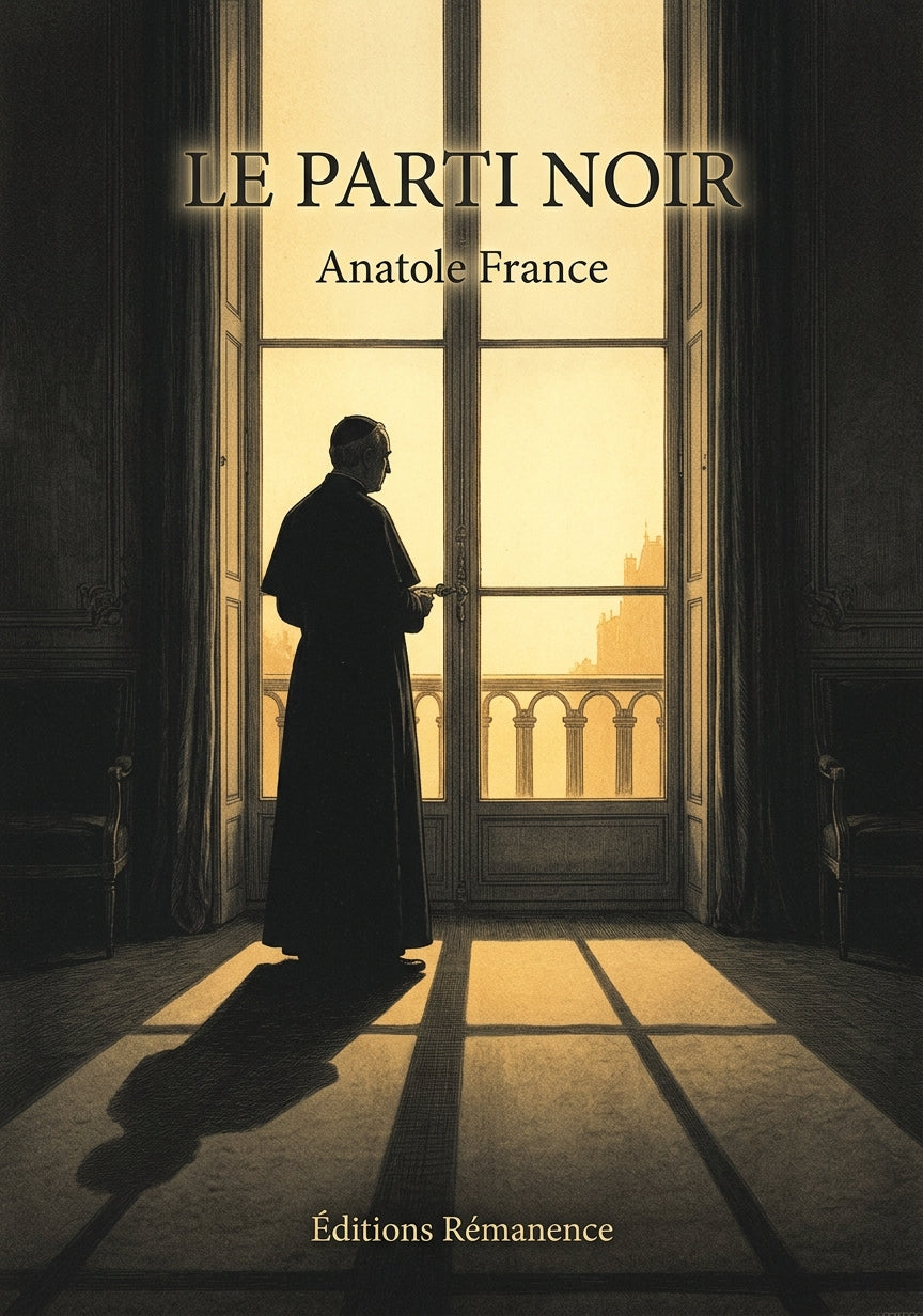 Livre Le Parti noir par Anatole France - Couverture - Editions Remanence