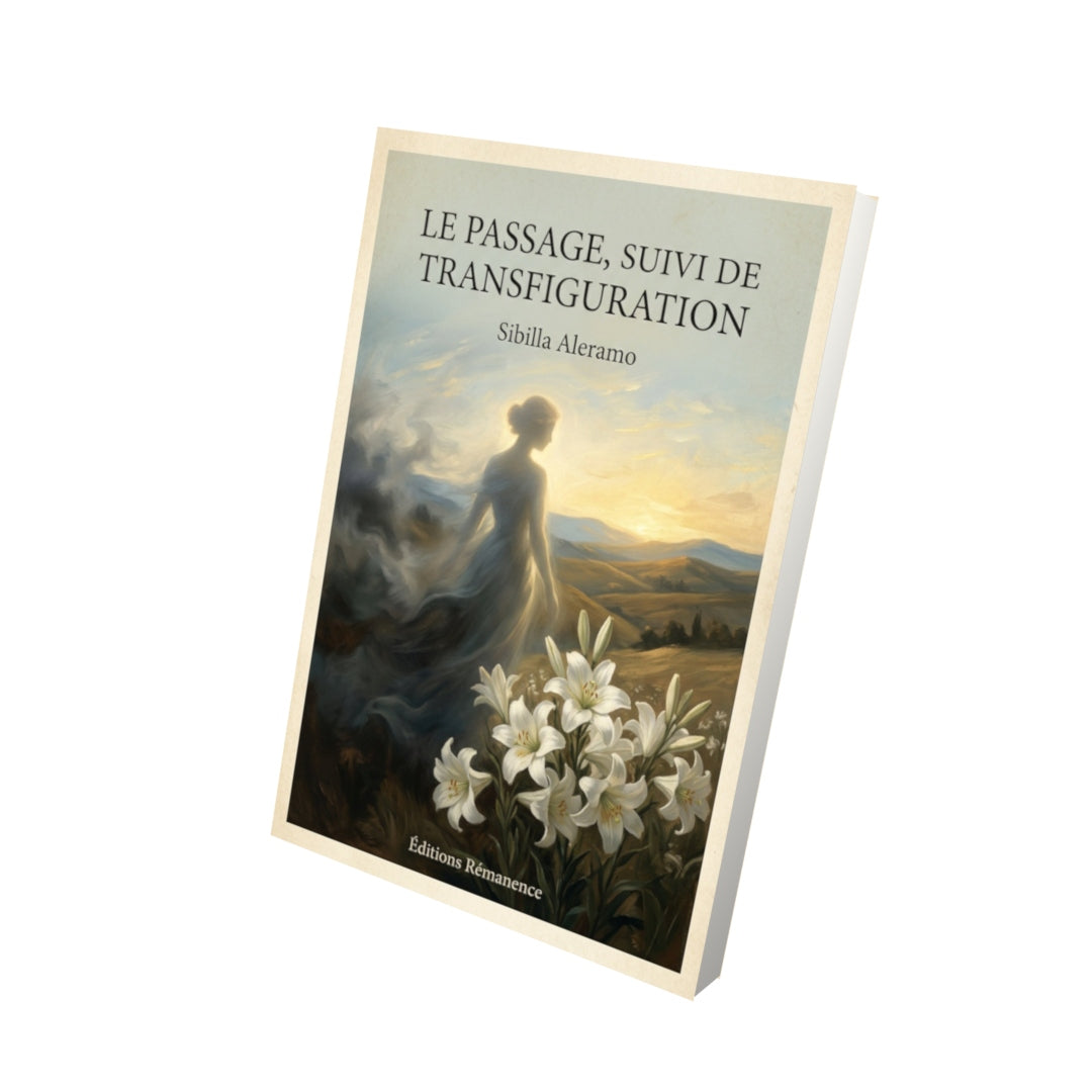 Livre Le passage, suivi de Transfiguration - Sibilla Aleramo - Vue 3D - Editions Remanence