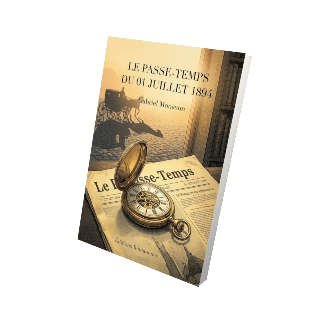 Livre Le Passe-Temps du 01 juillet 1894 par Gabriel Monavon - Vue 3D - Editions Remanence