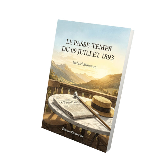 Livre Le Passe-Temps du 09 juillet 1893 par Gabriel Monavon - Vue 3D - Editions Remanence