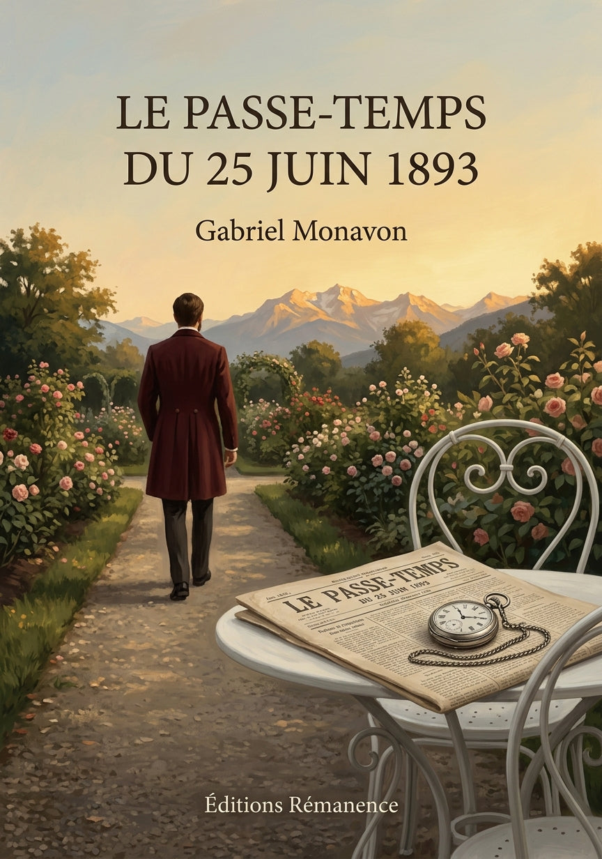 Livre Le Passe-Temps du 25 juin 1893 par Gabriel Monavon - Couverture - Editions Remanence
