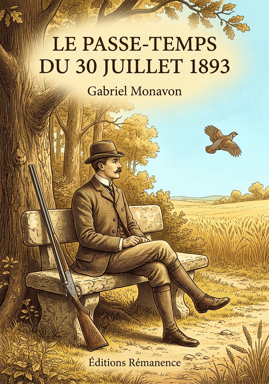 Livre Le Passe-Temps du 30 juillet 1893 par Gabriel Monavon - Couverture - Editions Remanence