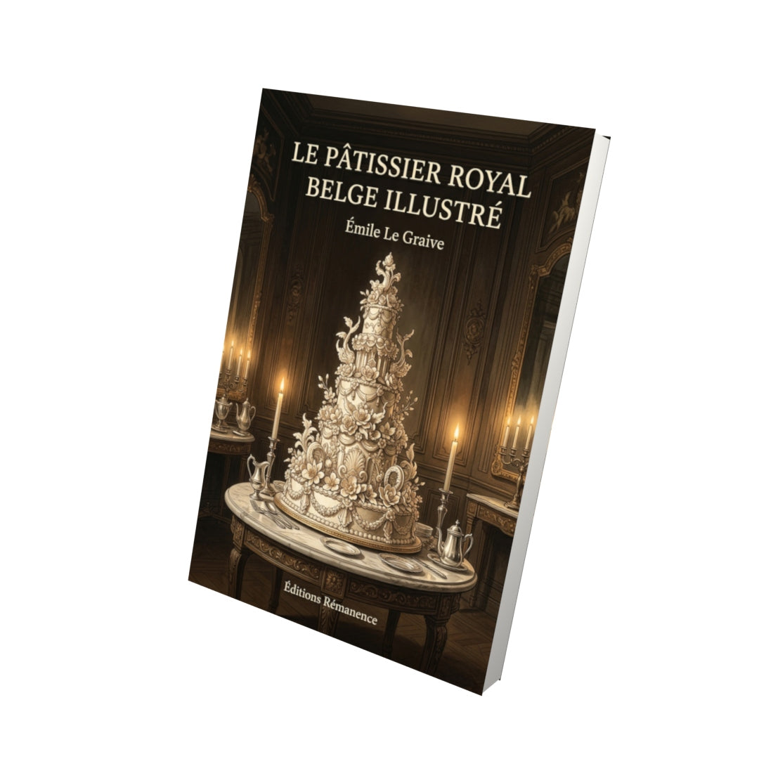 Livre Le Pâtissier Royal Belge illustré par Émile Le Graive - Vue 3D - Editions Remanence