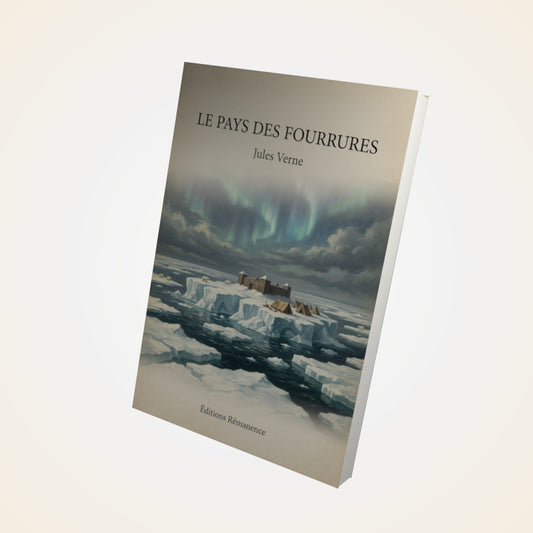 Livre Le pays des fourrures - Jules Verne - Couverture 3D