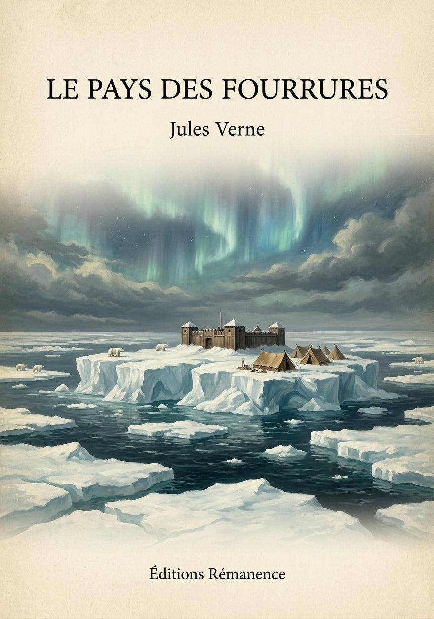 Le pays des fourrures - Jules Verne (Couverture)