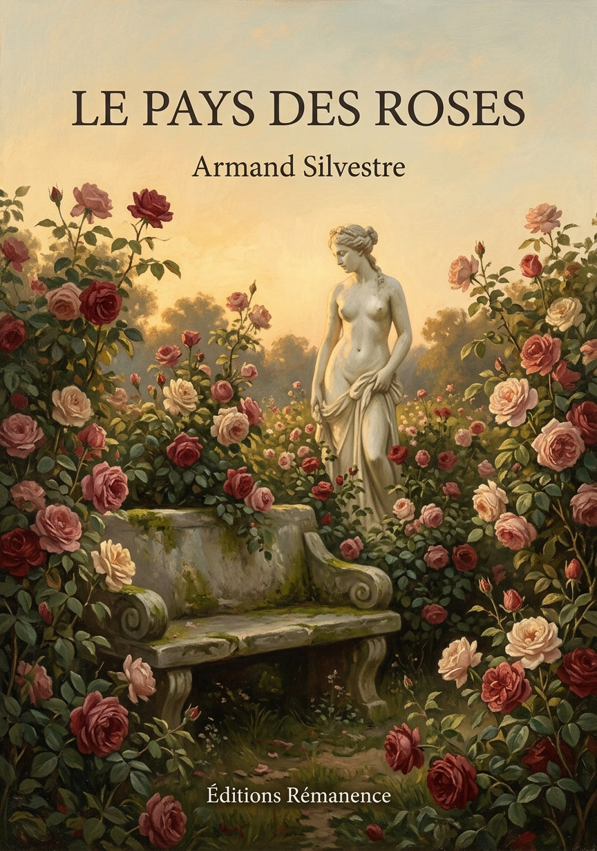 Livre Le Pays des roses par Armand Silvestre - Couverture - Editions Remanence