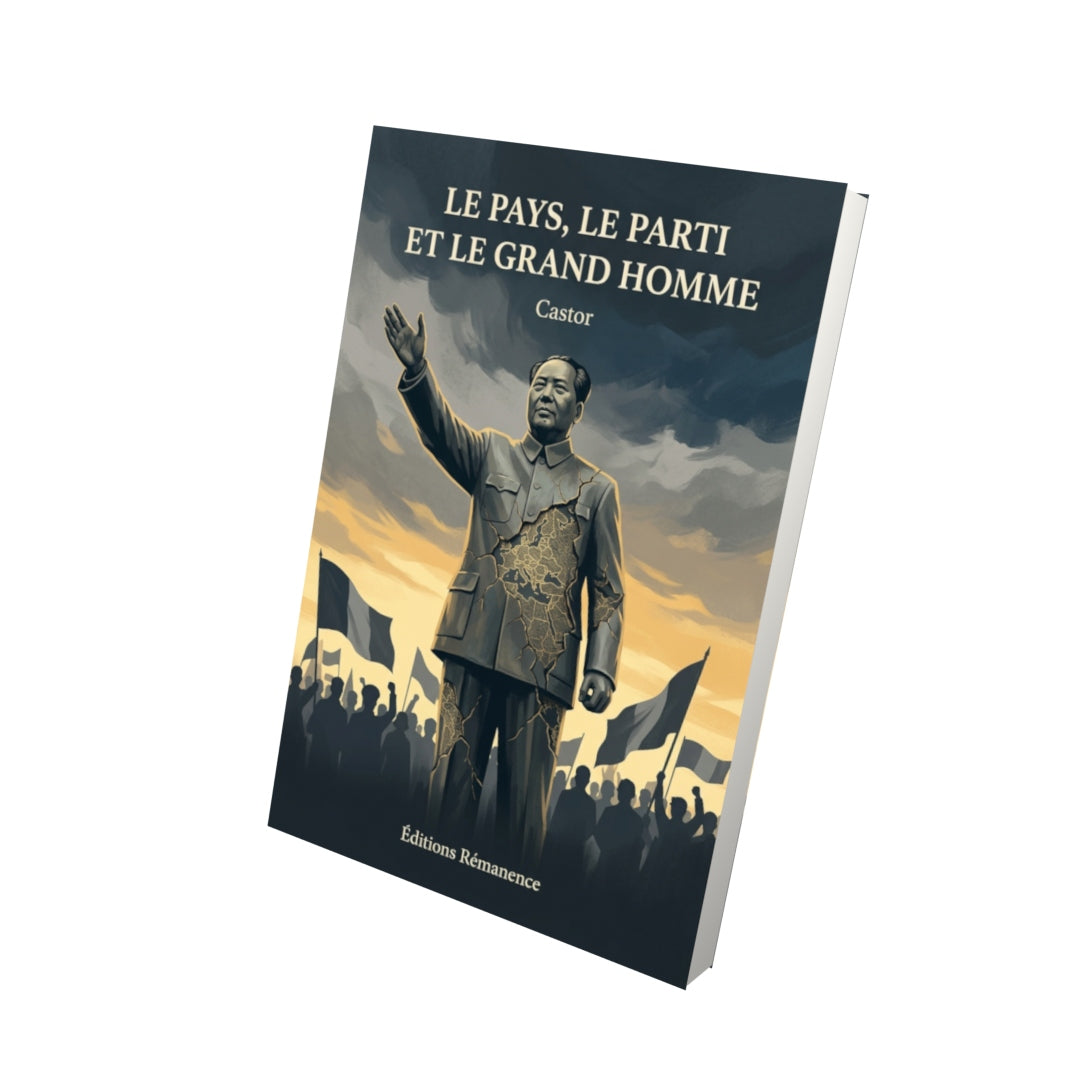 Livre Le pays, le parti et le grand homme par Castor - Vue 3D - Editions Remanence