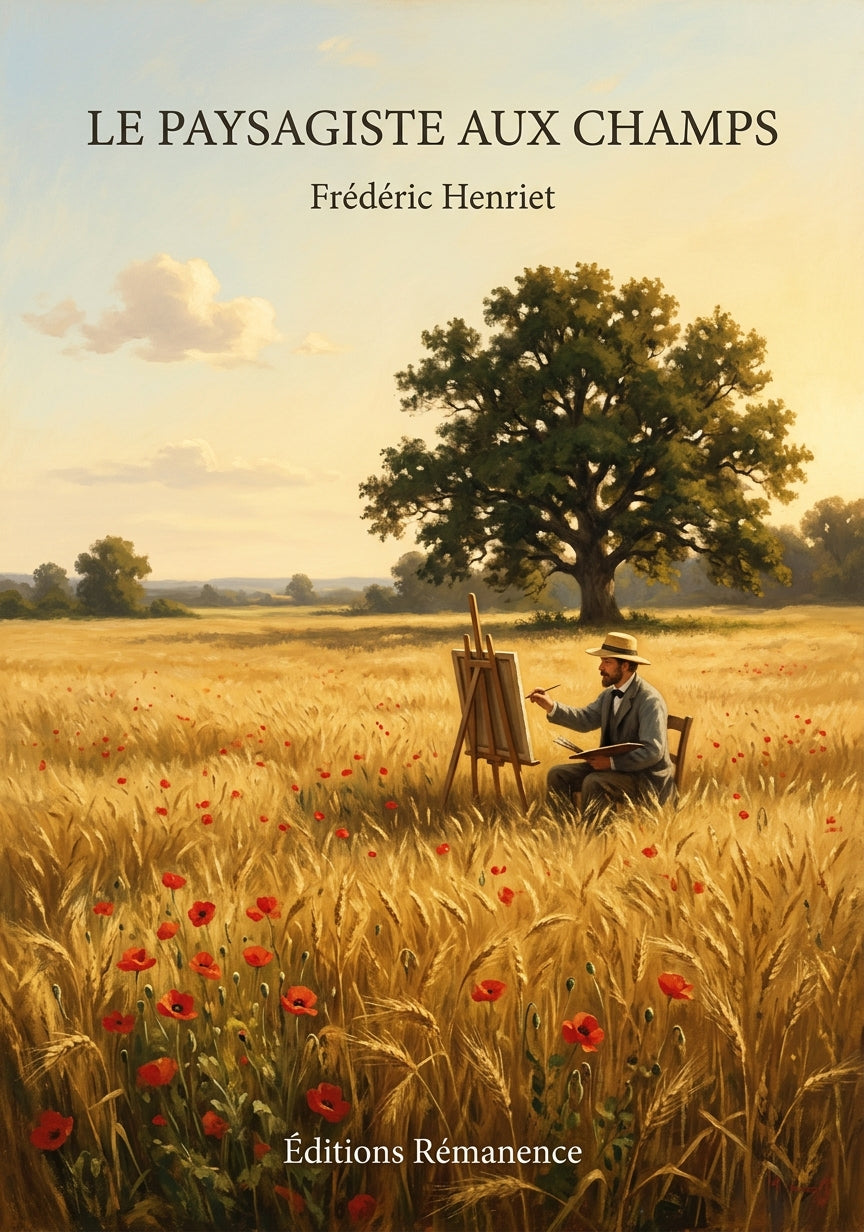 Livre Le Paysagiste aux champs par Frédéric Henriet - Couverture - Editions Remanence