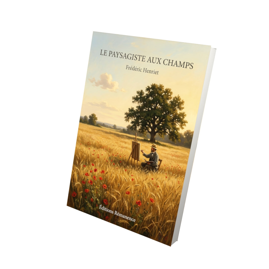 Livre Le Paysagiste aux champs par Frédéric Henriet - Vue 3D - Editions Remanence