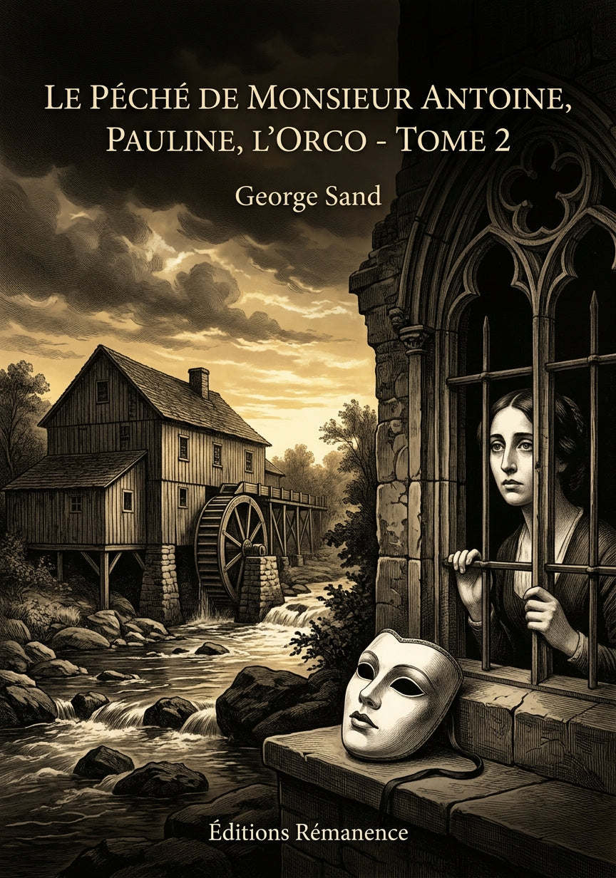 Livre Le Péché de Monsieur Antoine, Pauline, L'Orco - Tome 2 par George Sand - Couverture - Editions Remanence