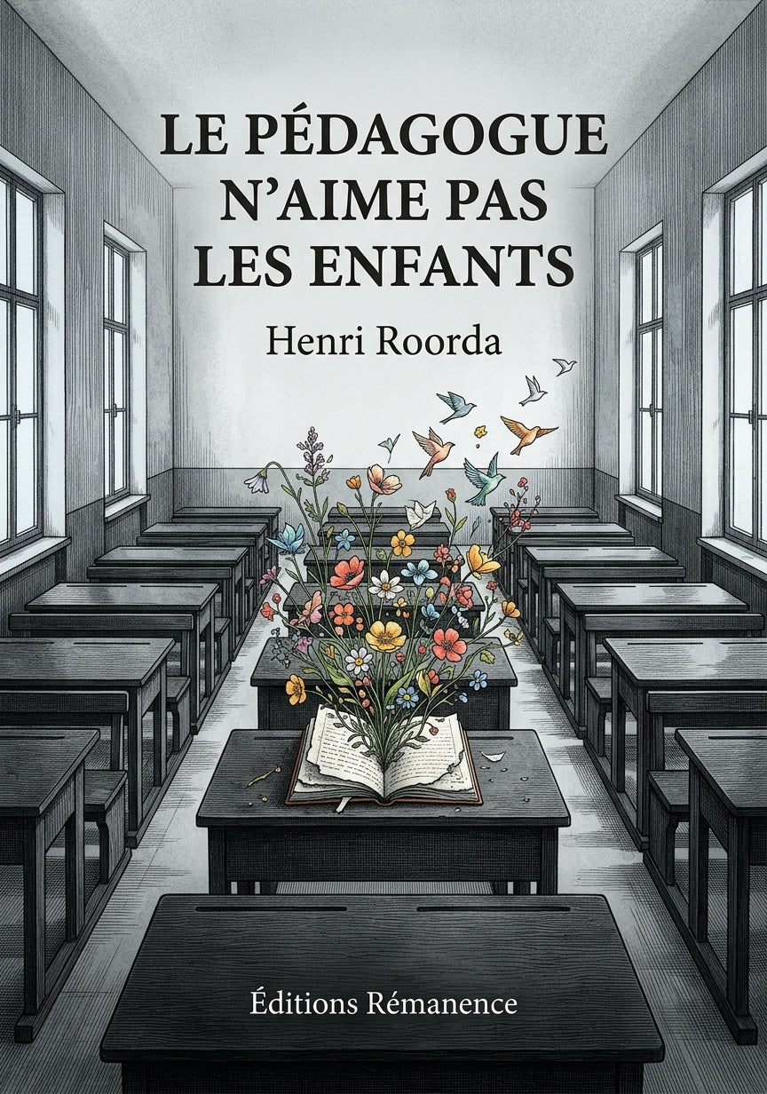 Livre Le Pédagogue n’aime pas les enfants par Henri Roorda - Couverture - Editions Remanence
