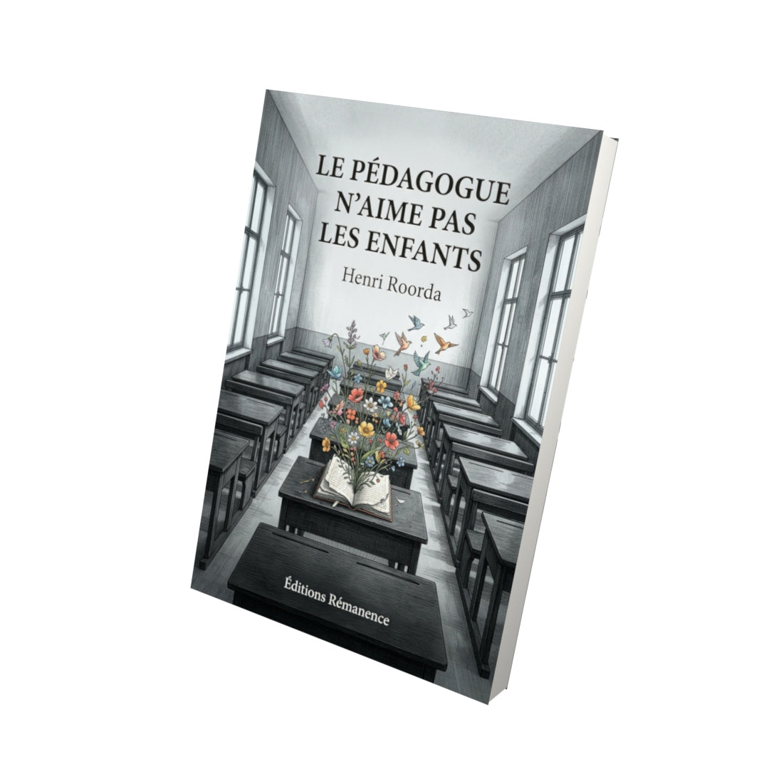 Livre Le Pédagogue n’aime pas les enfants par Henri Roorda - Vue 3D - Editions Remanence