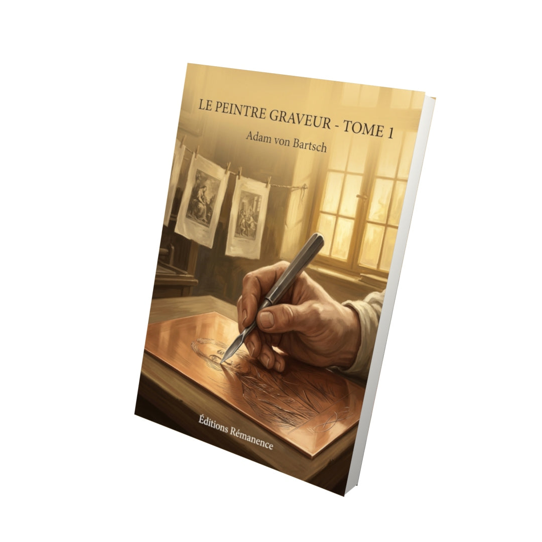 Livre Le peintre graveur - Tome 1 par Adam von Bartsch - Vue 3D - Editions Remanence