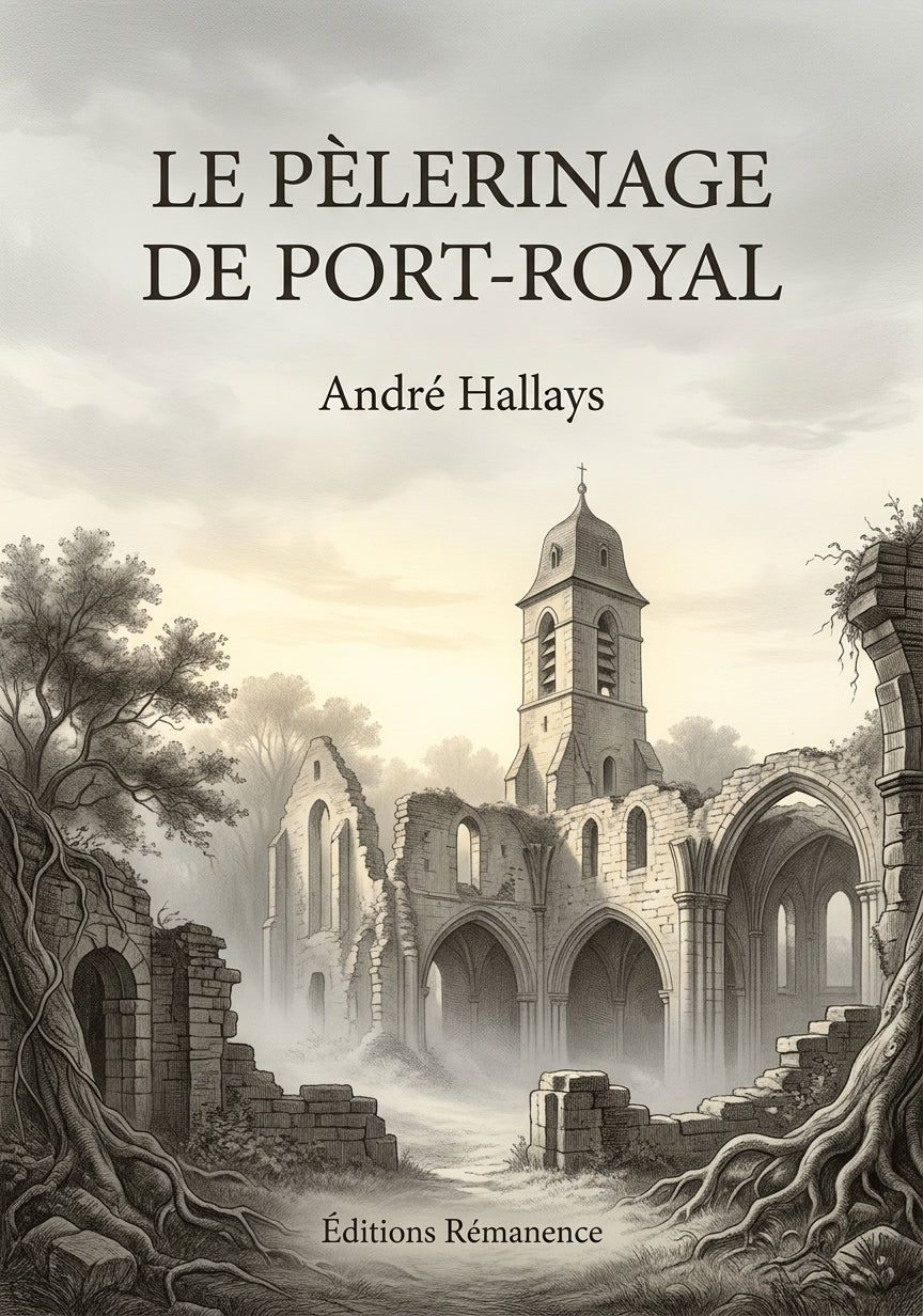 Livre Le Pèlerinage de Port-Royal par André Hallays - Couverture - Editions Remanence