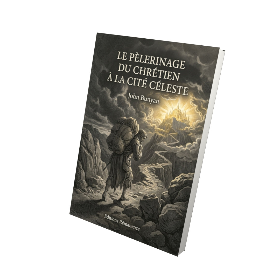 Livre Le Pèlerinage du chrétien à la cité céleste par John Bunyan - Vue 3D - Editions Remanence