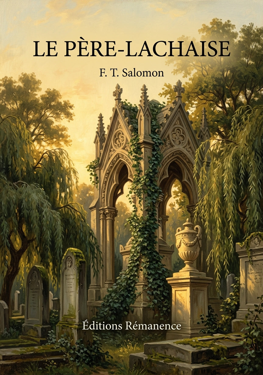 Livre Le Père-Lachaise par F. T. Salomon - Couverture - Editions Remanence