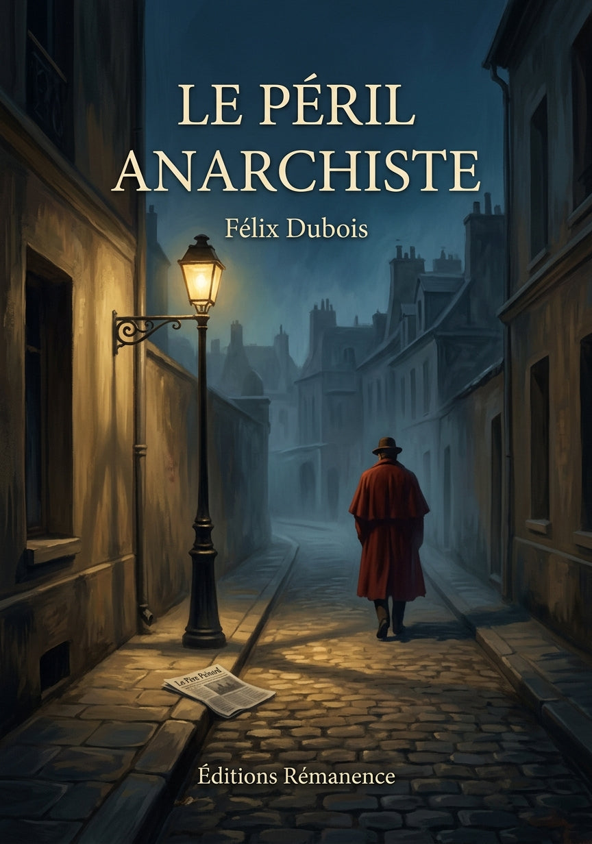 Livre Le péril anarchiste par Félix Dubois - Couverture - Editions Remanence