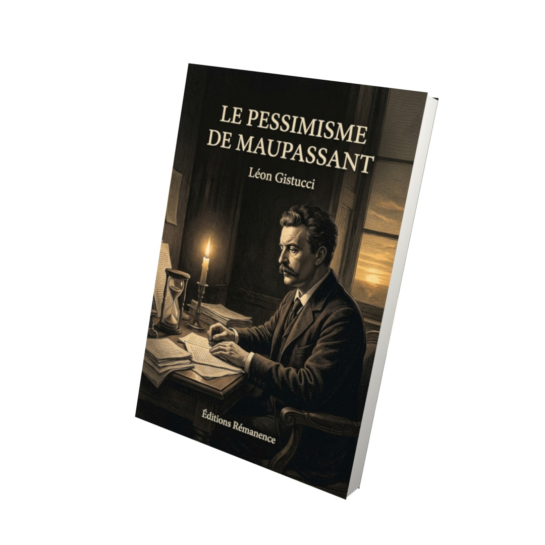 Livre Le Pessimisme de Maupassant par Léon Gistucci - Vue 3D - Editions Remanence