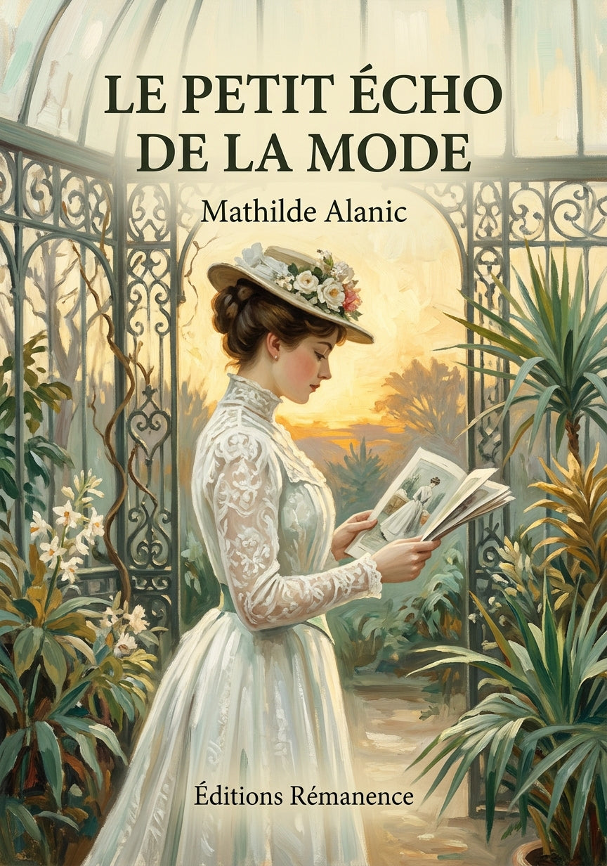Livre Le Petit écho de la mode par Mathilde Alanic - Couverture - Editions Remanence