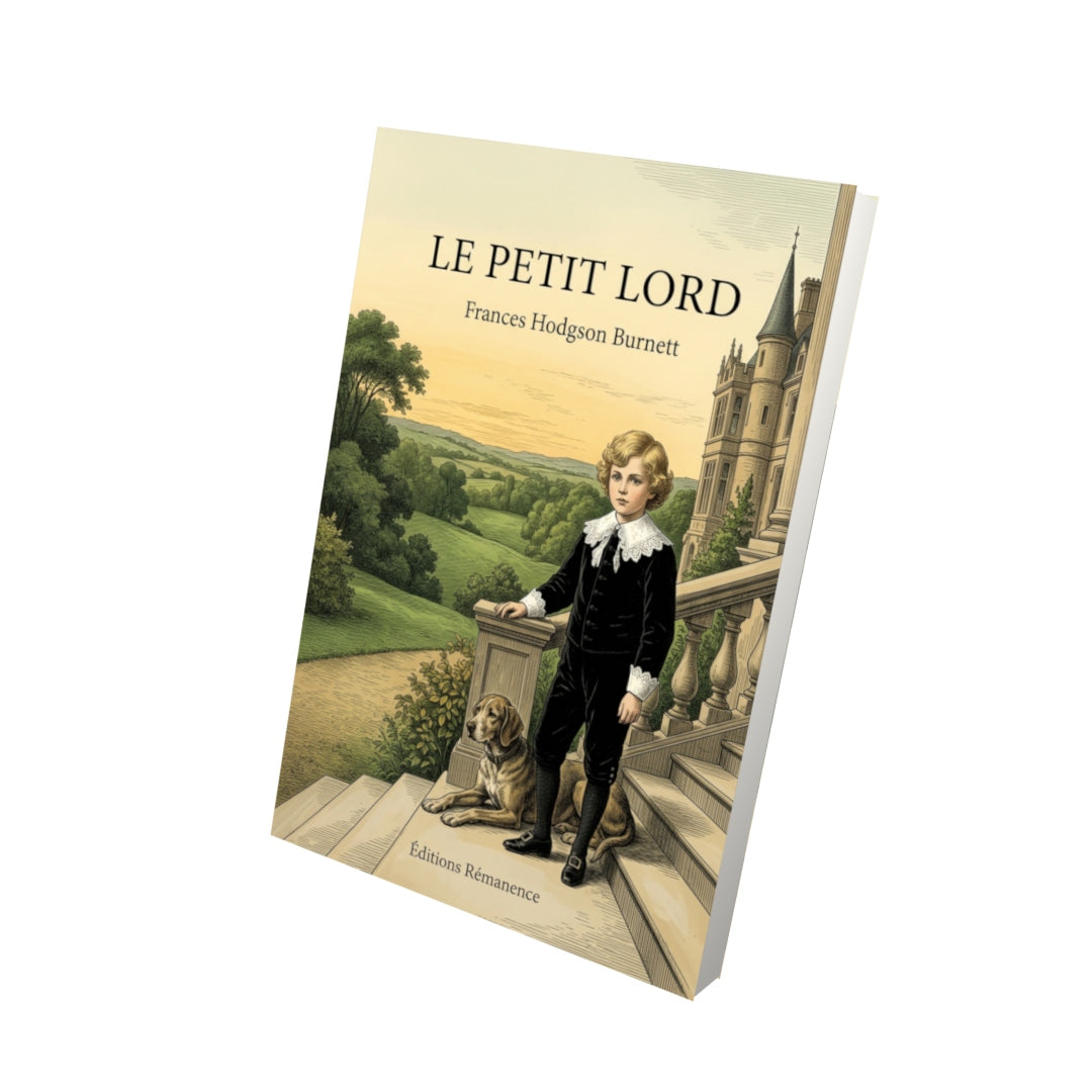 Livre Le Petit Lord par Frances Hodgson Burnett - Vue 3D - Editions Remanence