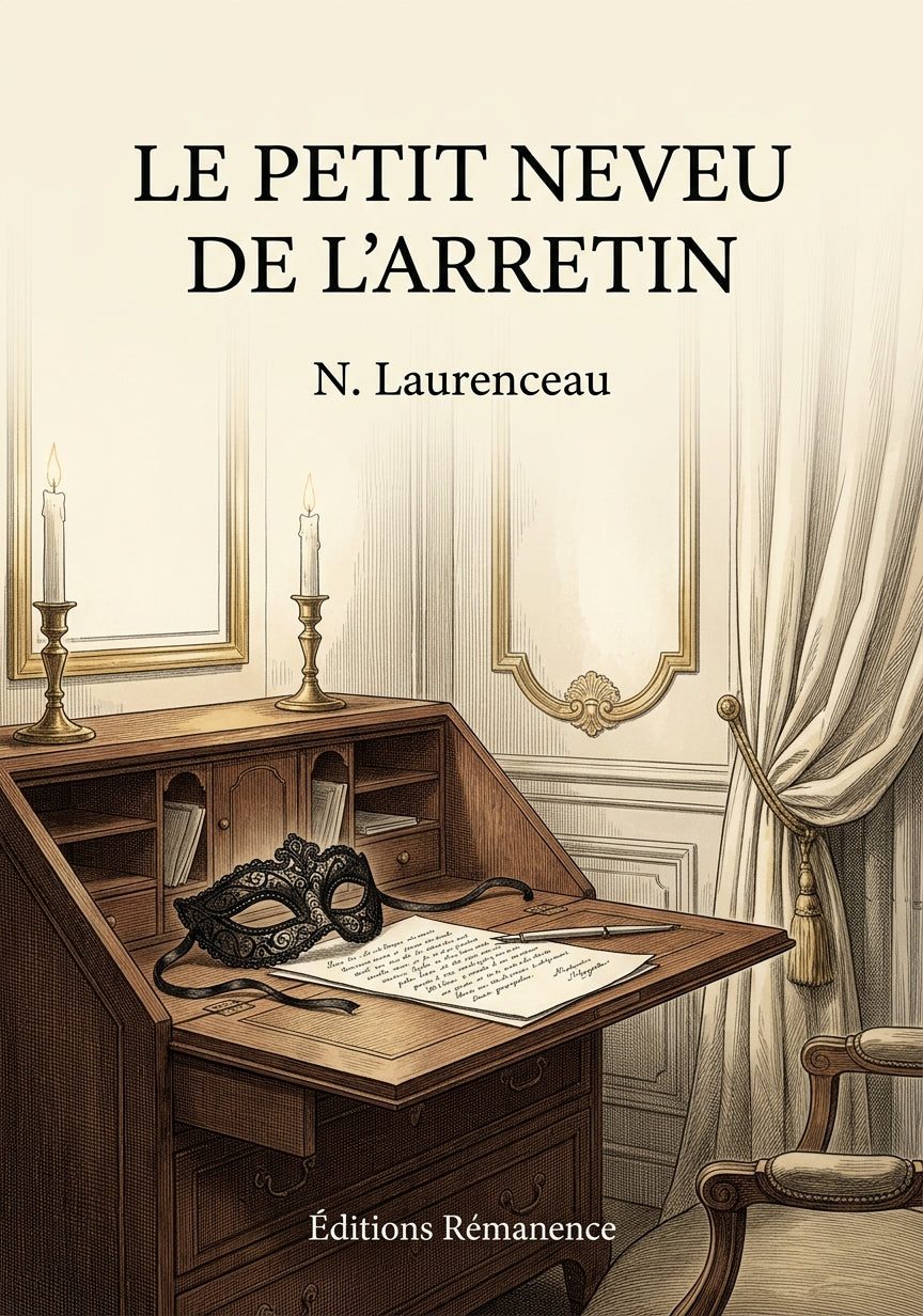 Livre Le Petit neveu de l’Arretin par N. Laurenceau - Couverture - Editions Remanence