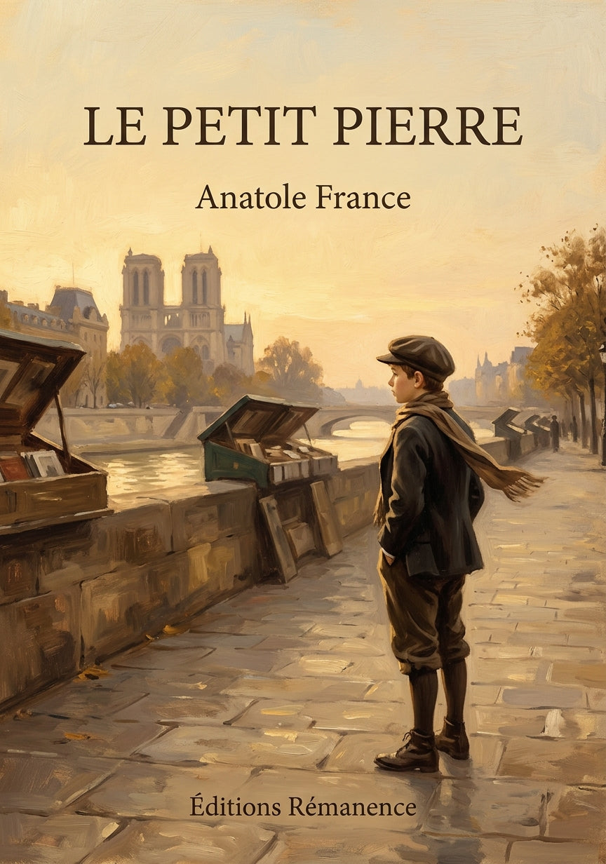 Livre Le Petit Pierre par Anatole France - Couverture - Editions Remanence