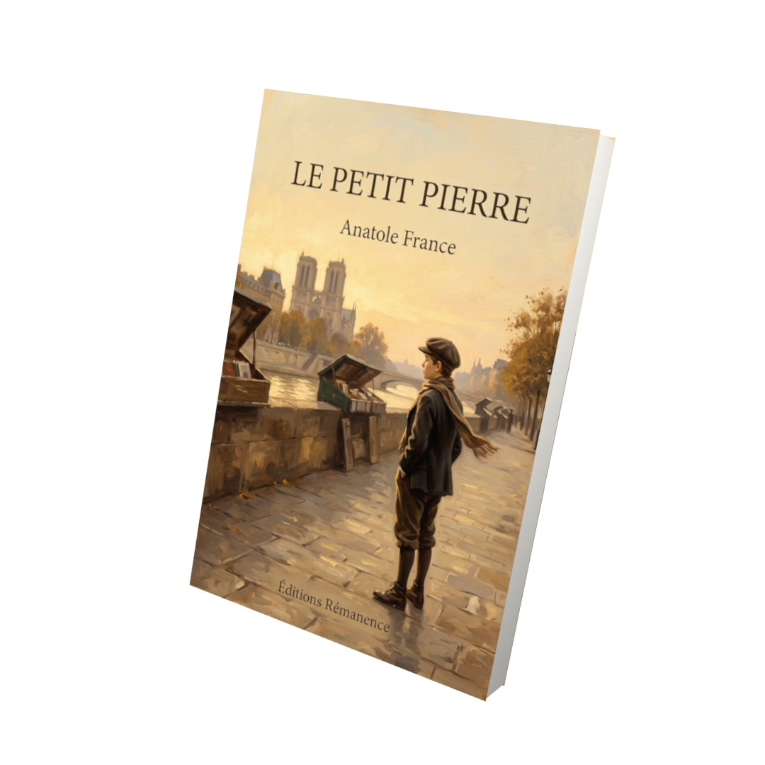 Livre Le Petit Pierre par Anatole France - Vue 3D - Editions Remanence