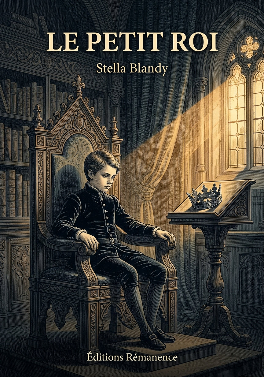 Livre Le Petit Roi par Stella Blandy - Couverture - Editions Remanence