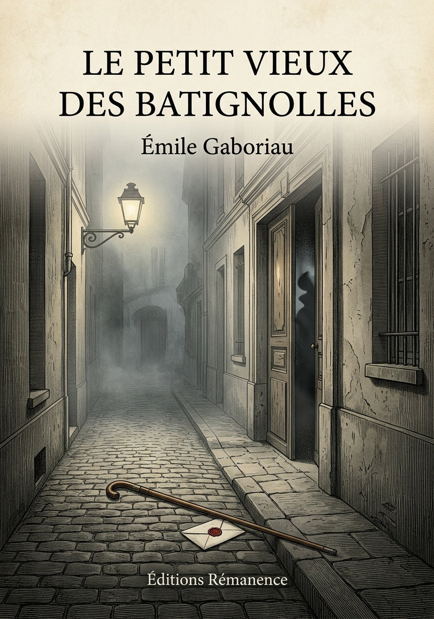 Le petit vieux des Batignolles - Émile Gaboriau (Couverture)
