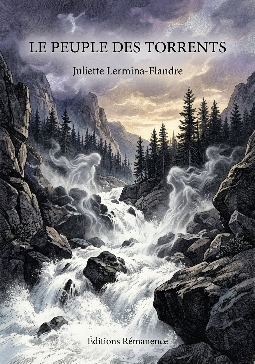 Livre Le Peuple des torrents par Juliette Lermina-Flandre - Couverture - Editions Remanence