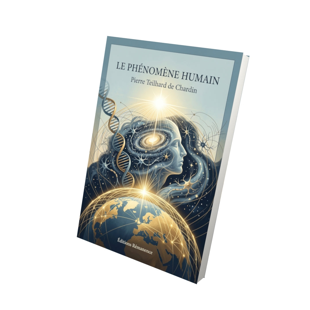 Livre Le phénomène humain par Pierre Teilhard de Chardin - Vue 3D - Editions Remanence