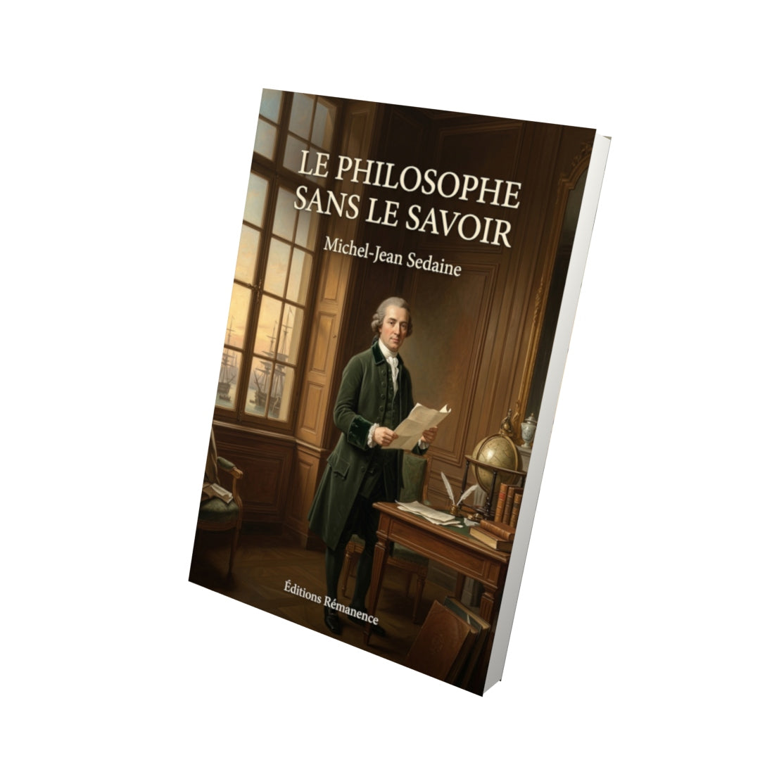 Livre Le Philosophe sans le savoir par Michel-Jean Sedaine - Vue 3D - Editions Remanence