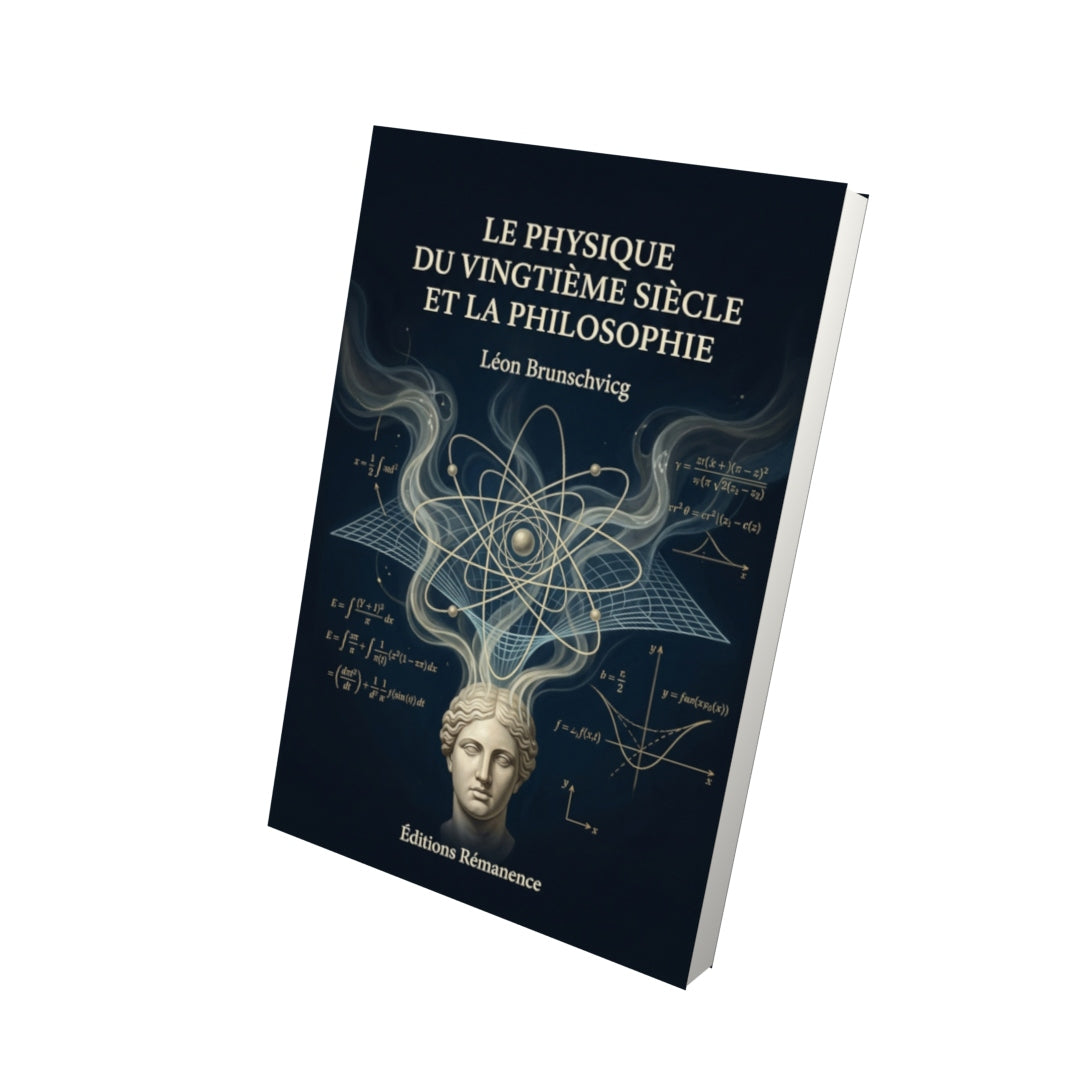 Livre Le physique du vingtième siècle et la philosophie par Léon Brunschvicg - Vue 3D - Editions Remanence