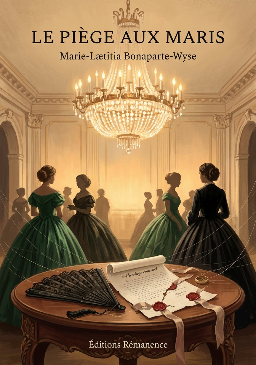 Livre Le Piège aux maris par Marie-Lætitia Bonaparte-Wyse - Couverture - Editions Remanence