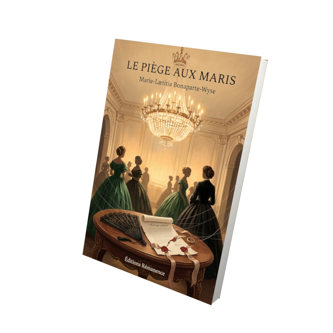 Livre Le Piège aux maris par Marie-Lætitia Bonaparte-Wyse - Vue 3D - Editions Remanence