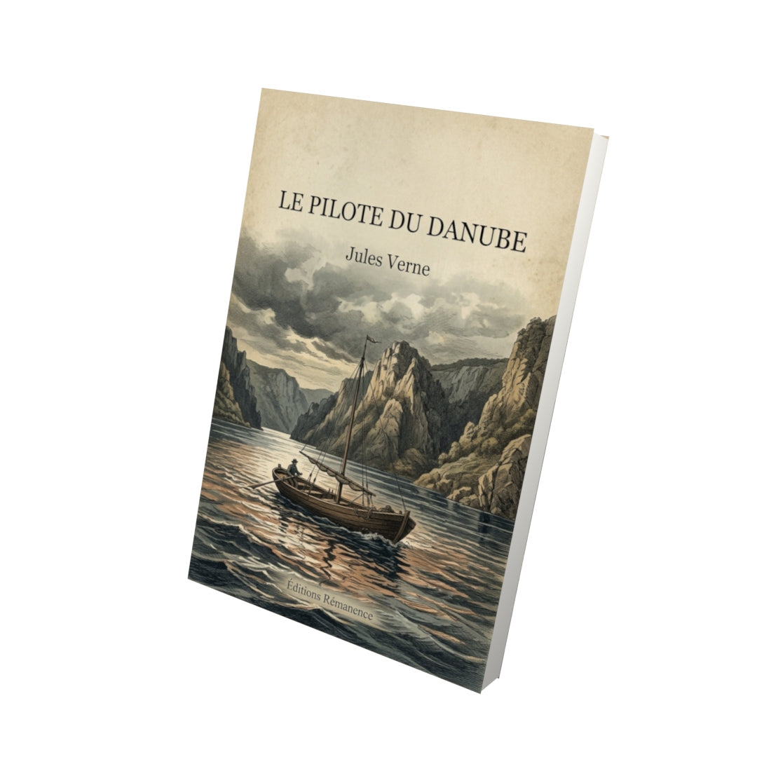 Livre Le pilote du Danube - Jules Verne - Vue 3D - Editions Remanence