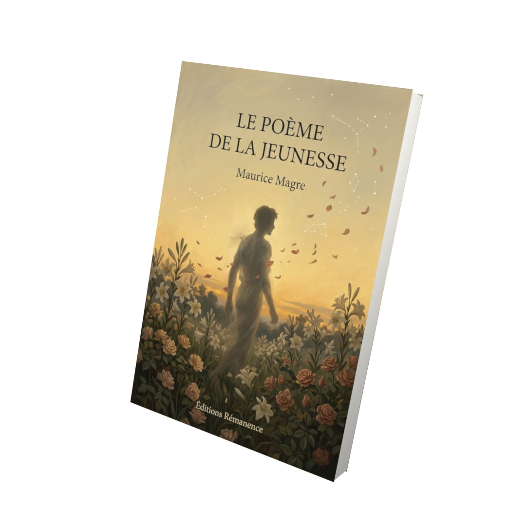 Livre Le Poème de la jeunesse par Maurice Magre - Vue 3D - Editions Remanence