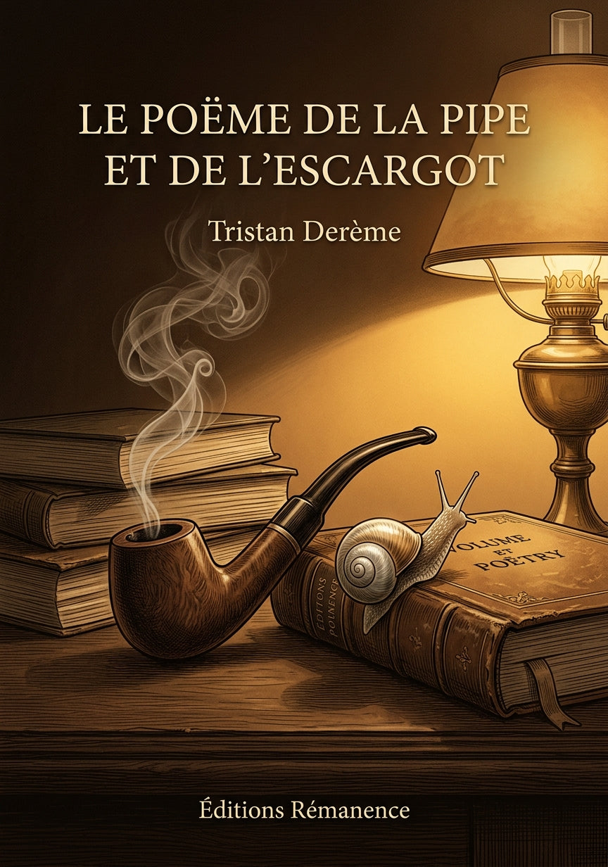 Livre Le Poëme de la pipe et de l’escargot par Tristan Derème - Couverture - Editions Remanence
