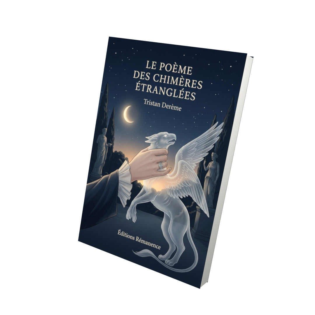 Livre Le Poème des chimères étranglées par Tristan Derème - Vue 3D - Editions Remanence