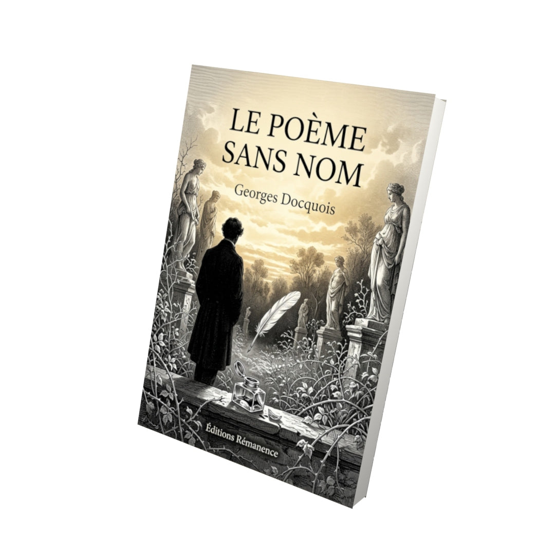 Livre Le Poème sans nom par Georges Docquois - Vue 3D - Editions Remanence