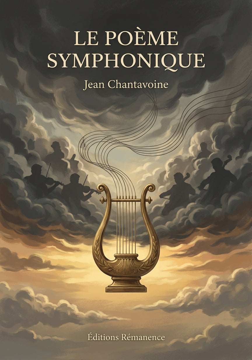 Livre Le Poème symphonique par Jean Chantavoine - Couverture - Editions Remanence