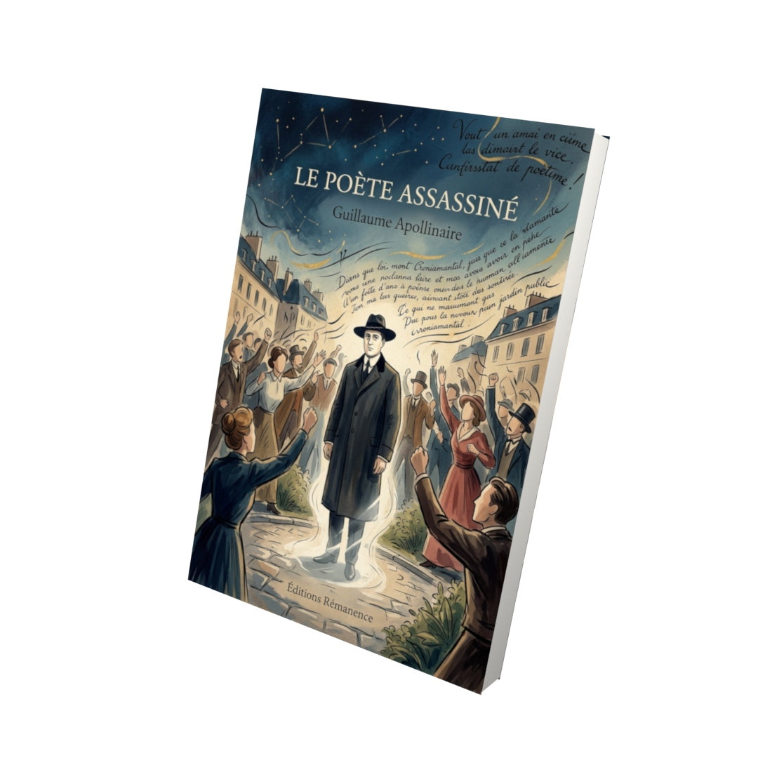 Livre Le poète assassiné - Guillaume Apollinaire - Vue 3D - Editions Remanence