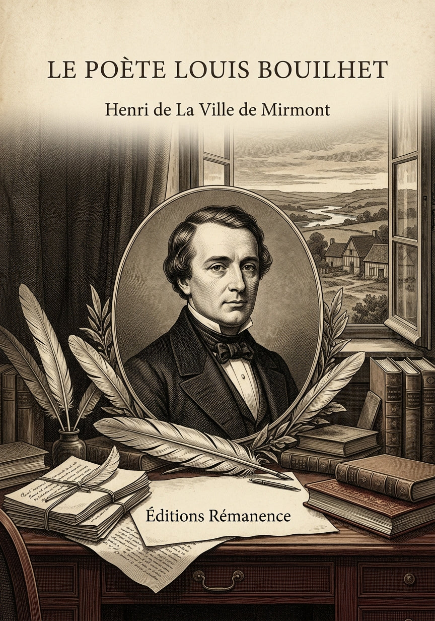 Livre Le Poète Louis Bouilhet par Henri de La Ville de Mirmont - Couverture - Editions Remanence
