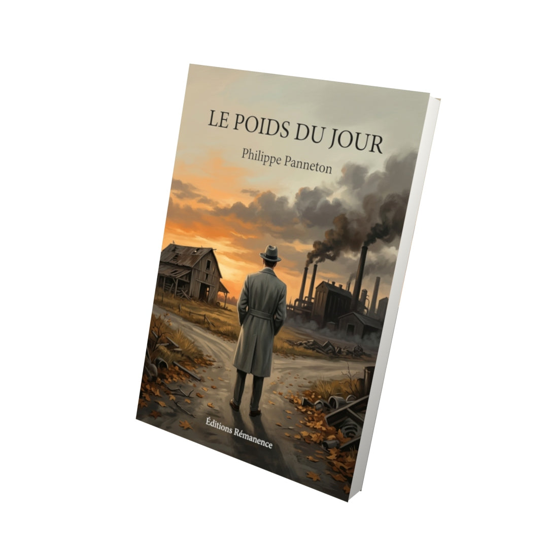 Livre Le Poids du jour par Philippe Panneton - Vue 3D - Editions Remanence